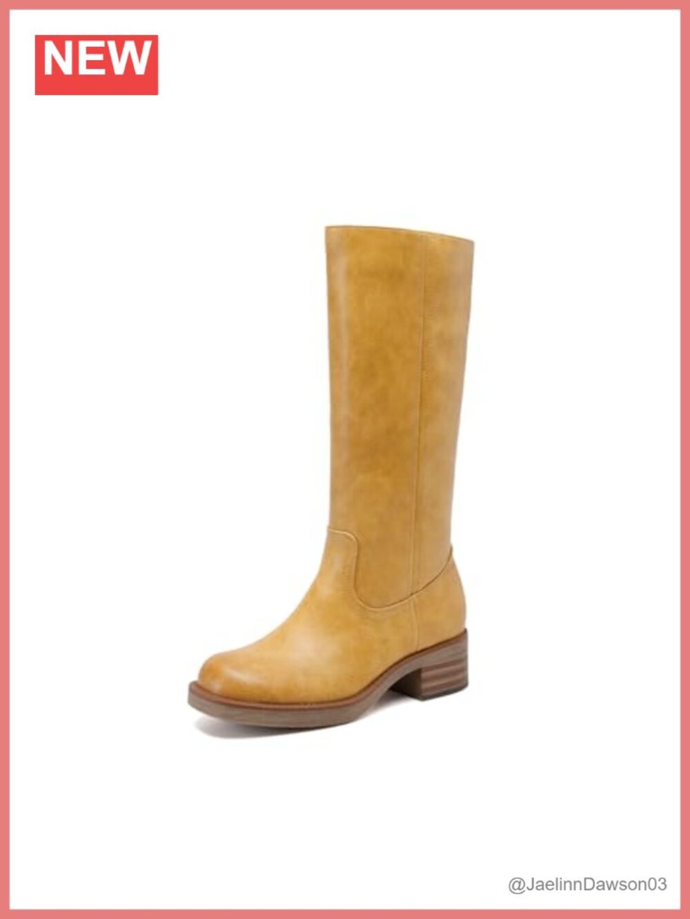 Faux Leather Square Toe Platform Knee High Boots with Chunky Block Heel and